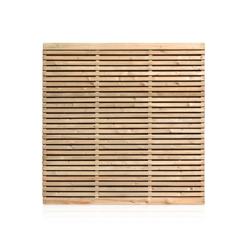 Double Sided Slatted Panel - Pressure Treated - Buckley Topsoil & Landscape Supplies