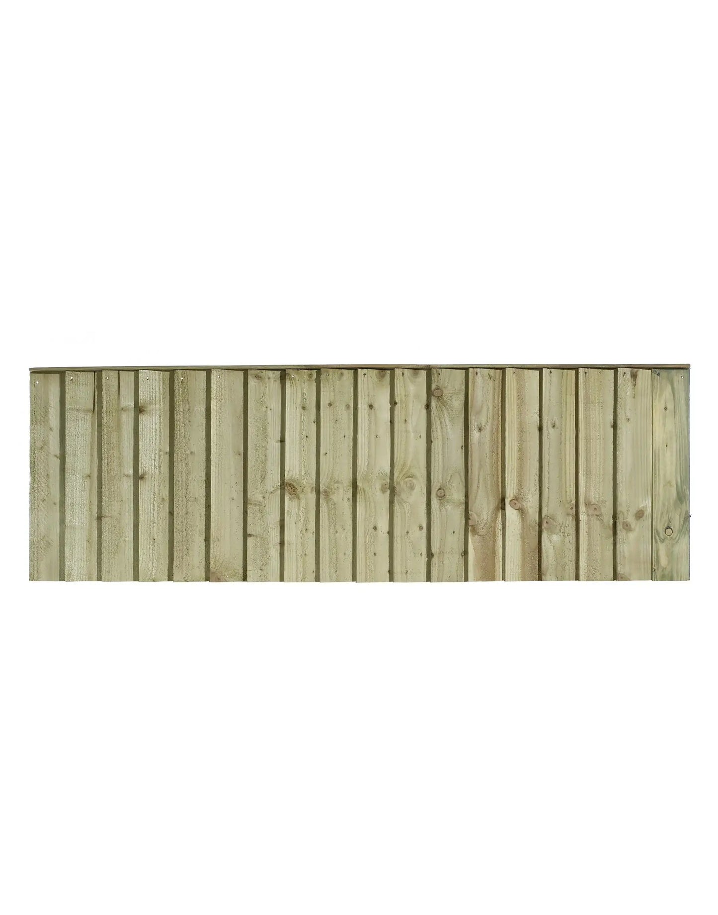 Pressure Treated Close Board Feather Edge Fence Panels | Green Pressure Treated