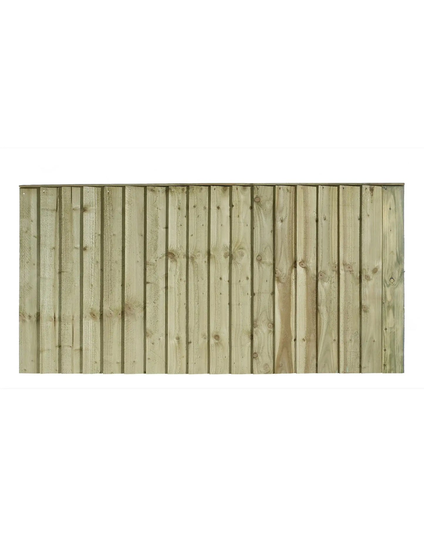 Pressure Treated Close Board Feather Edge Fence Panels | Green Pressure Treated