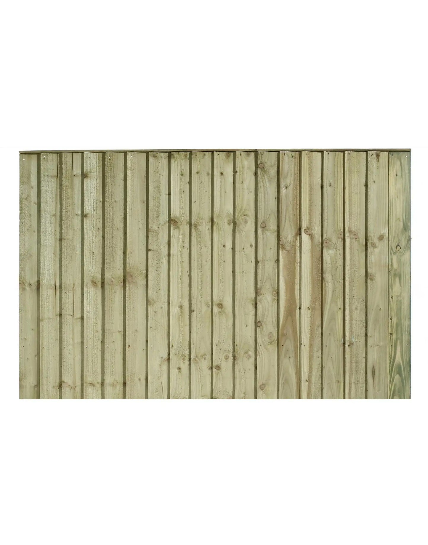 Pressure Treated Close Board Feather Edge Fence Panels | Green Pressure Treated