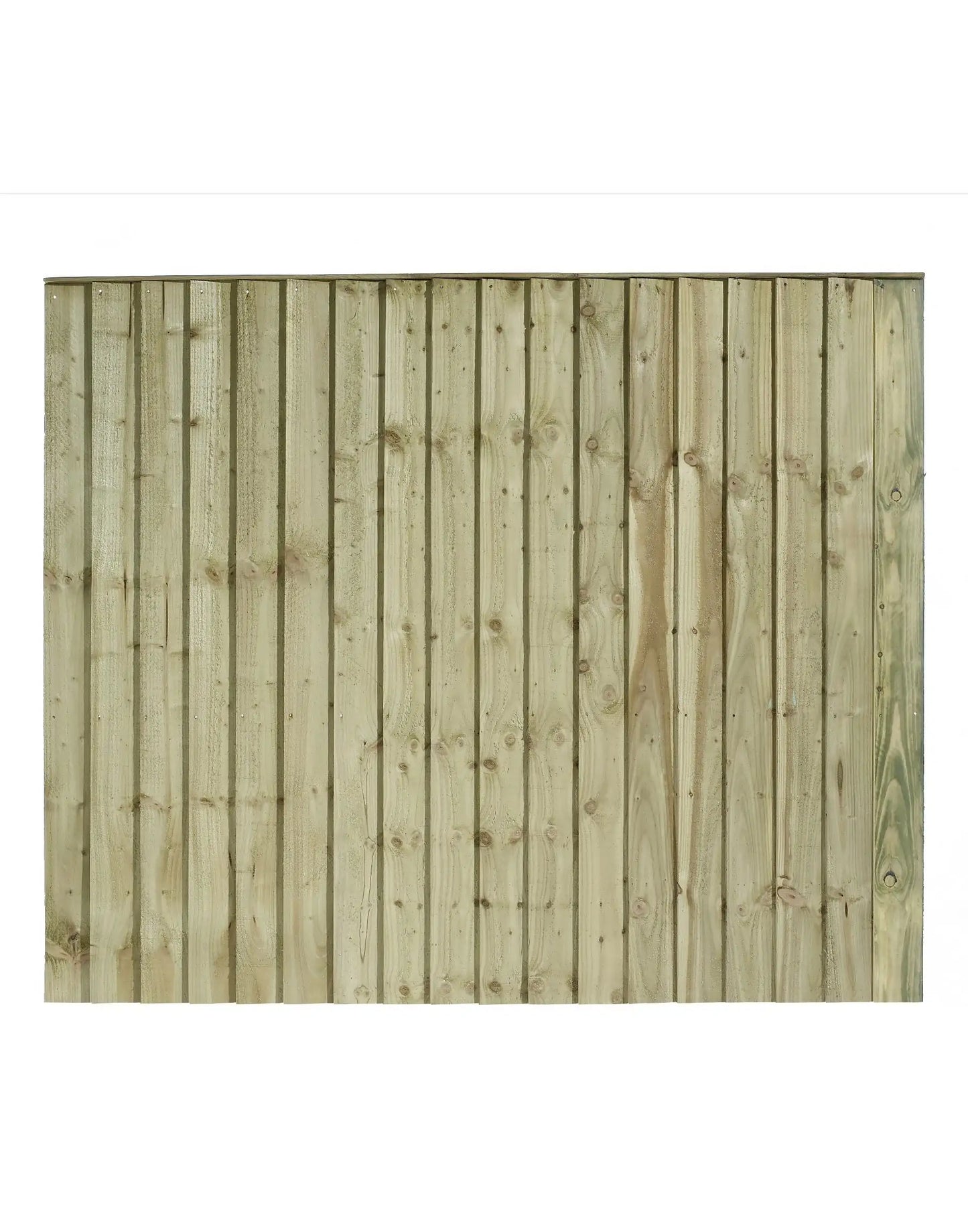 Pressure Treated Close Board Feather Edge Fence Panels | Green Pressure Treated