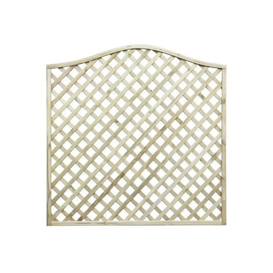 Wave Top Diamond Trellis Lattice Panel 1.8m x 1.8m