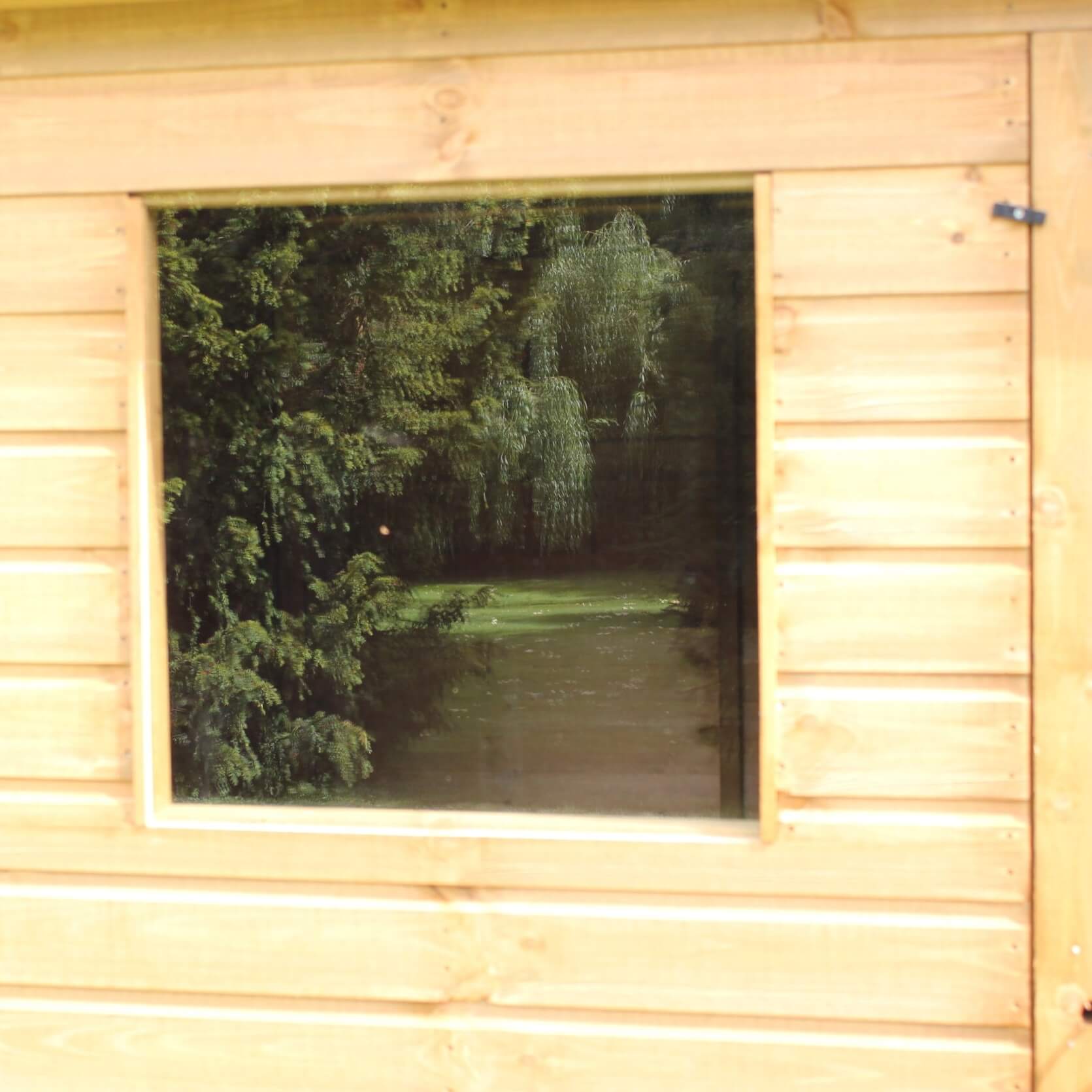 dalby pent shed window