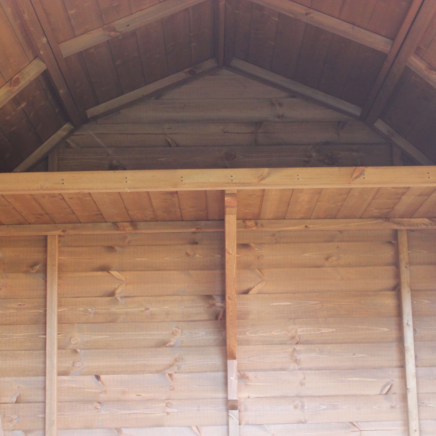 dutch barn shed internal beams