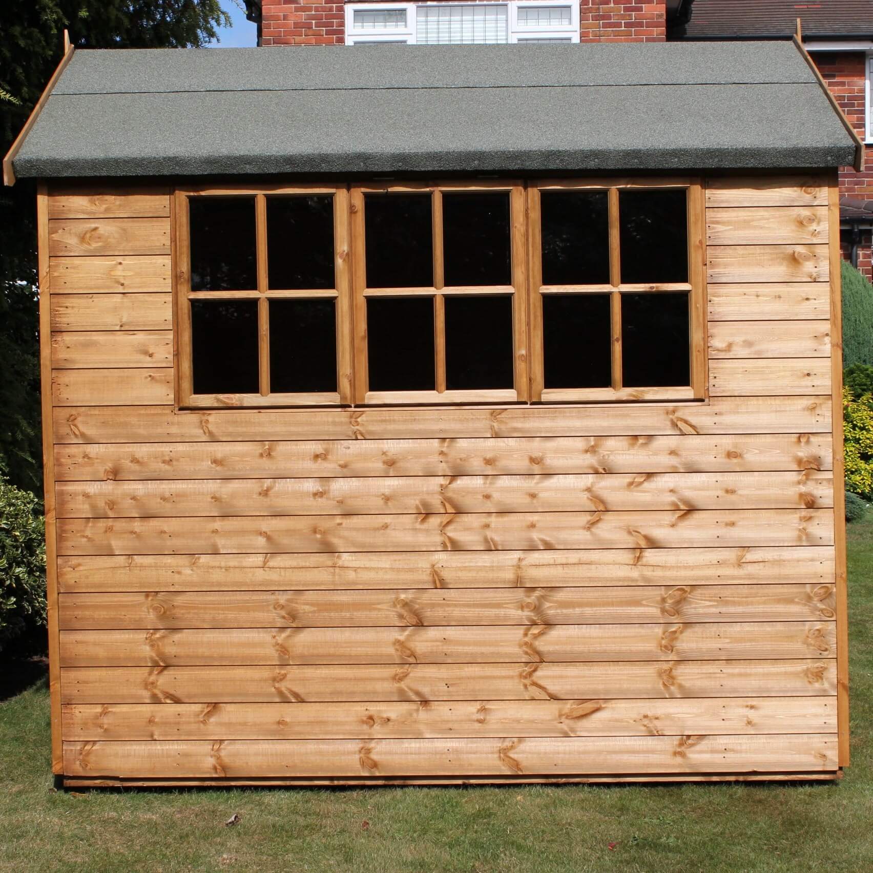 heavy duty apex garden shed side window