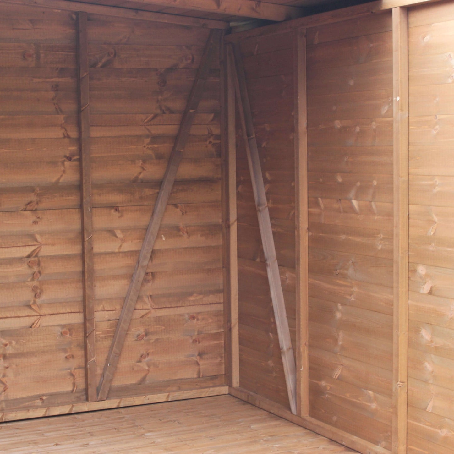 Dalby pent heavy duty shed internal panels