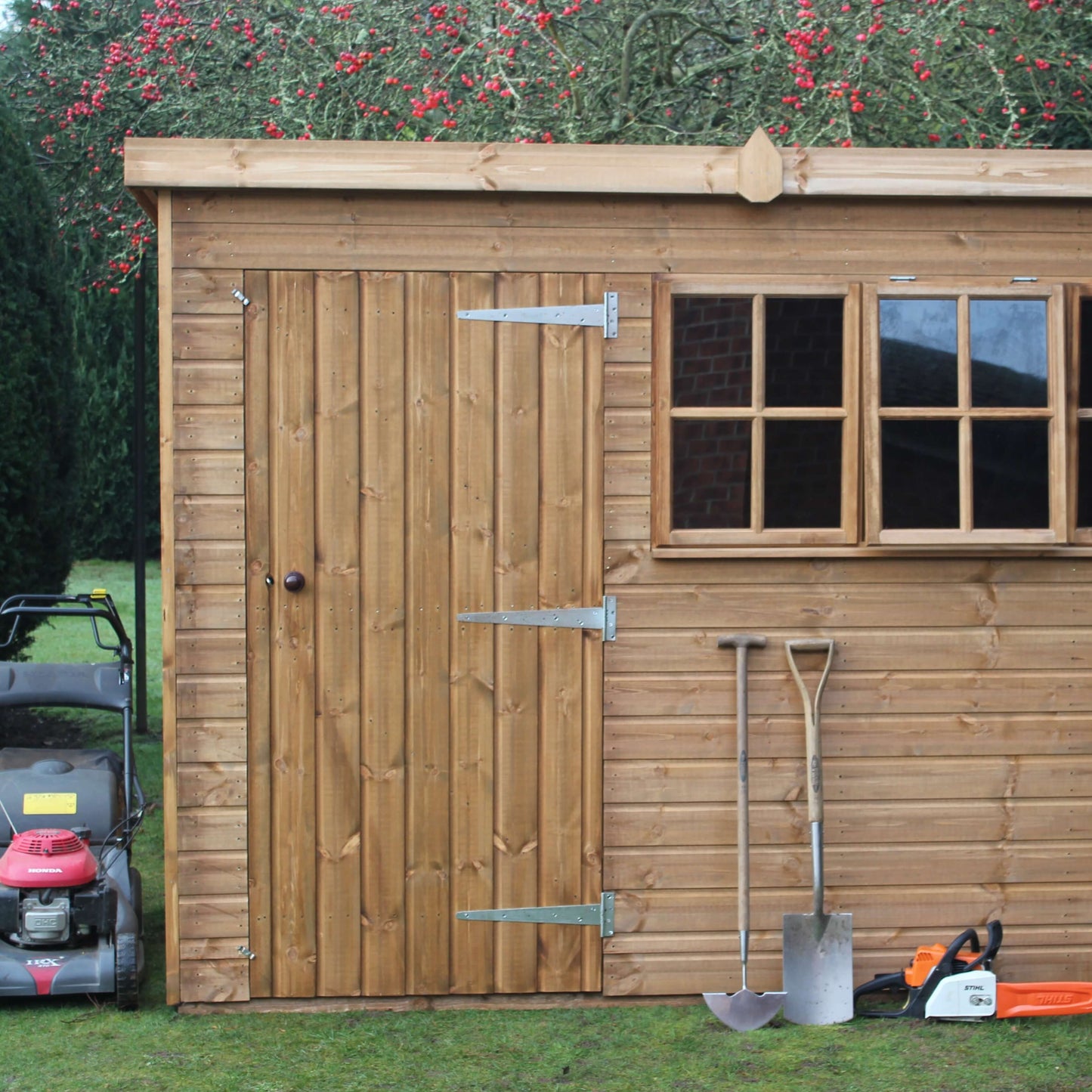 Dalby pent heavy duty shed front door