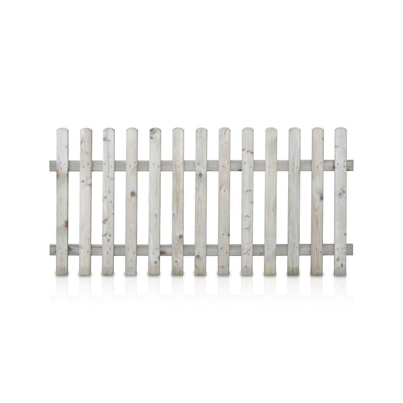 Picket Round Top Pale Fence Panels