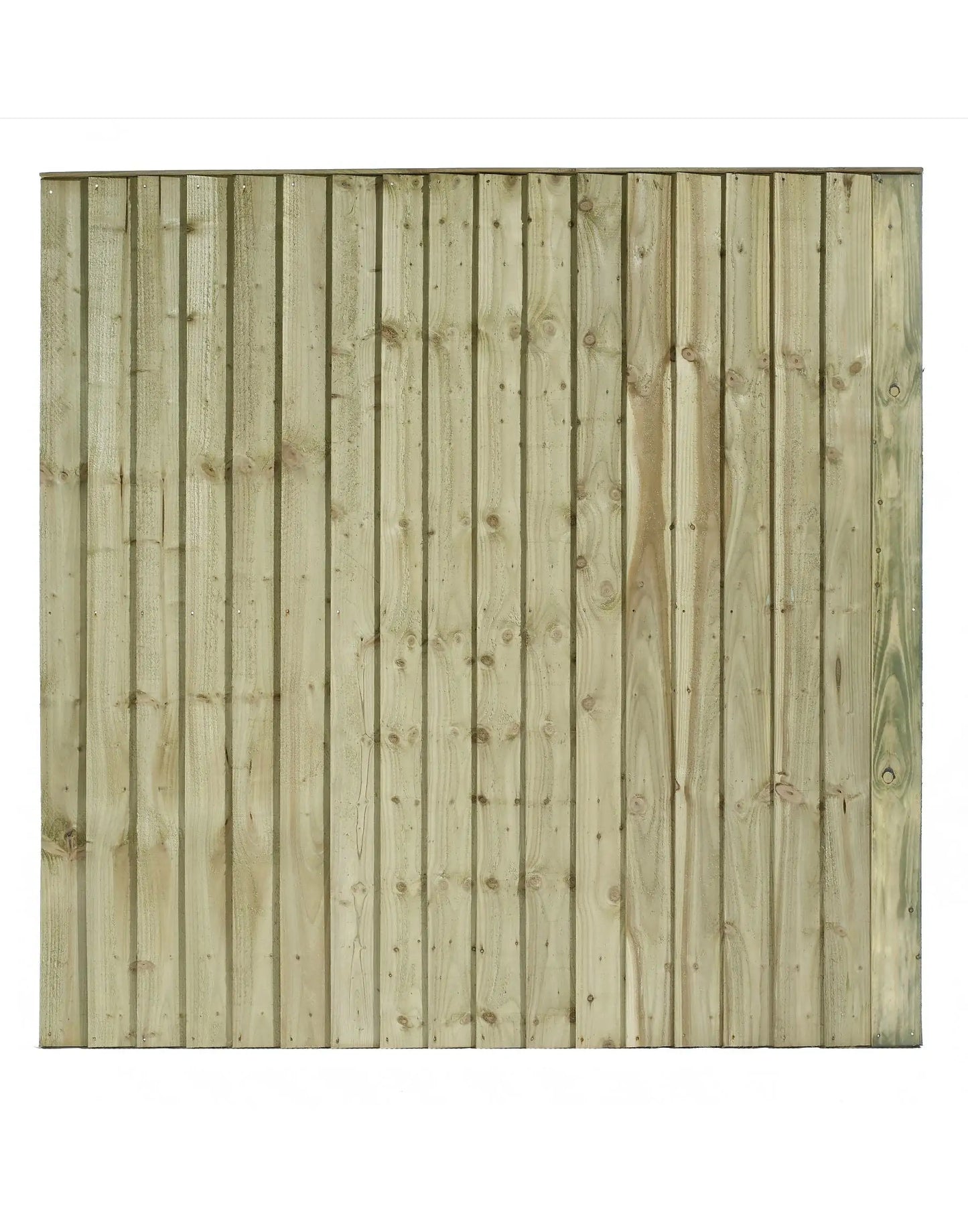 Pressure Treated Close Board Feather Edge Fence Panels | Green Pressure Treated